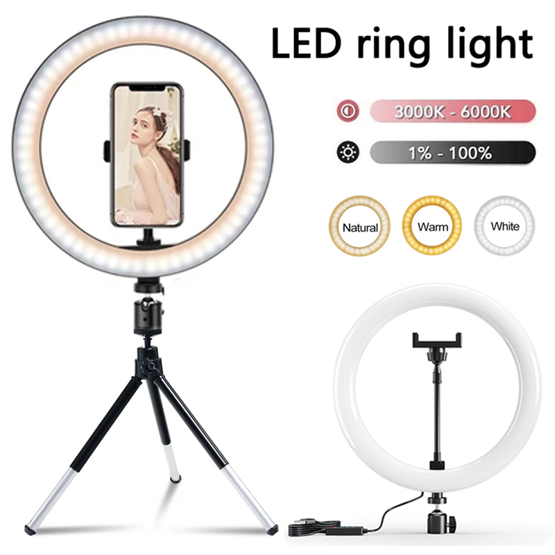 Webcam Ring Light - Aro de luz LED de 12