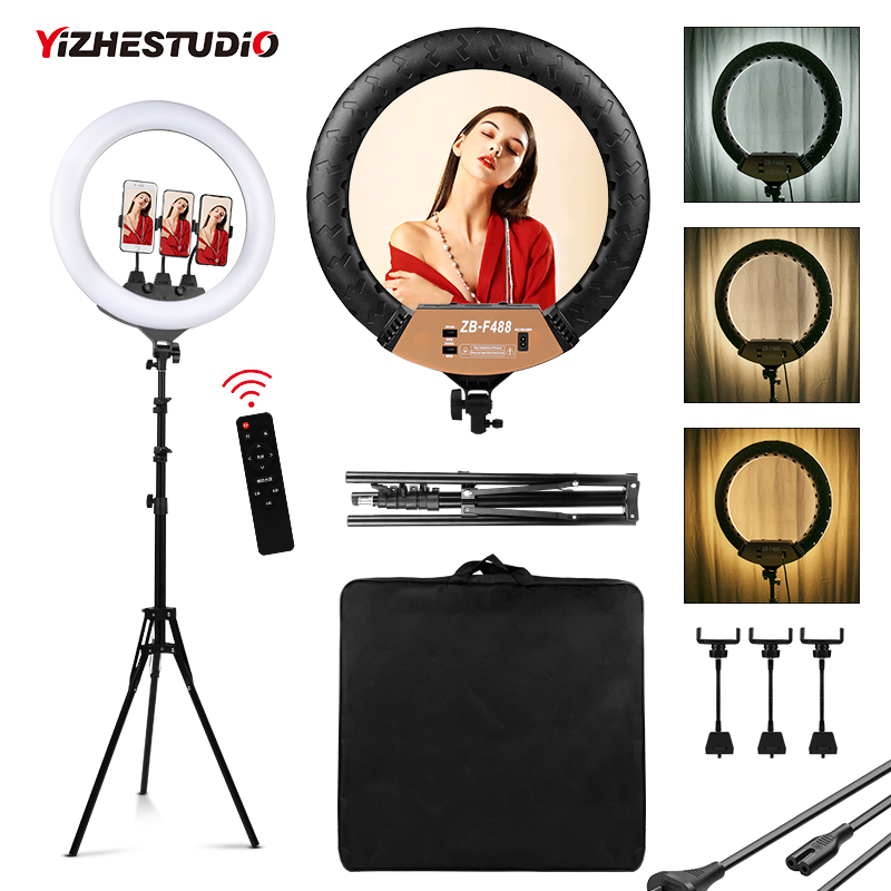 Webcam Ring Light - Anillo de luz regulable con Cable