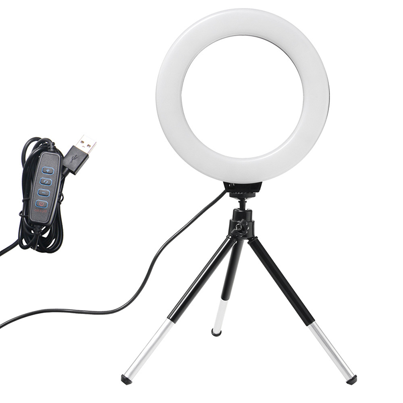 Webcam Ring Light - Anillo de luz de 6 pulgadas