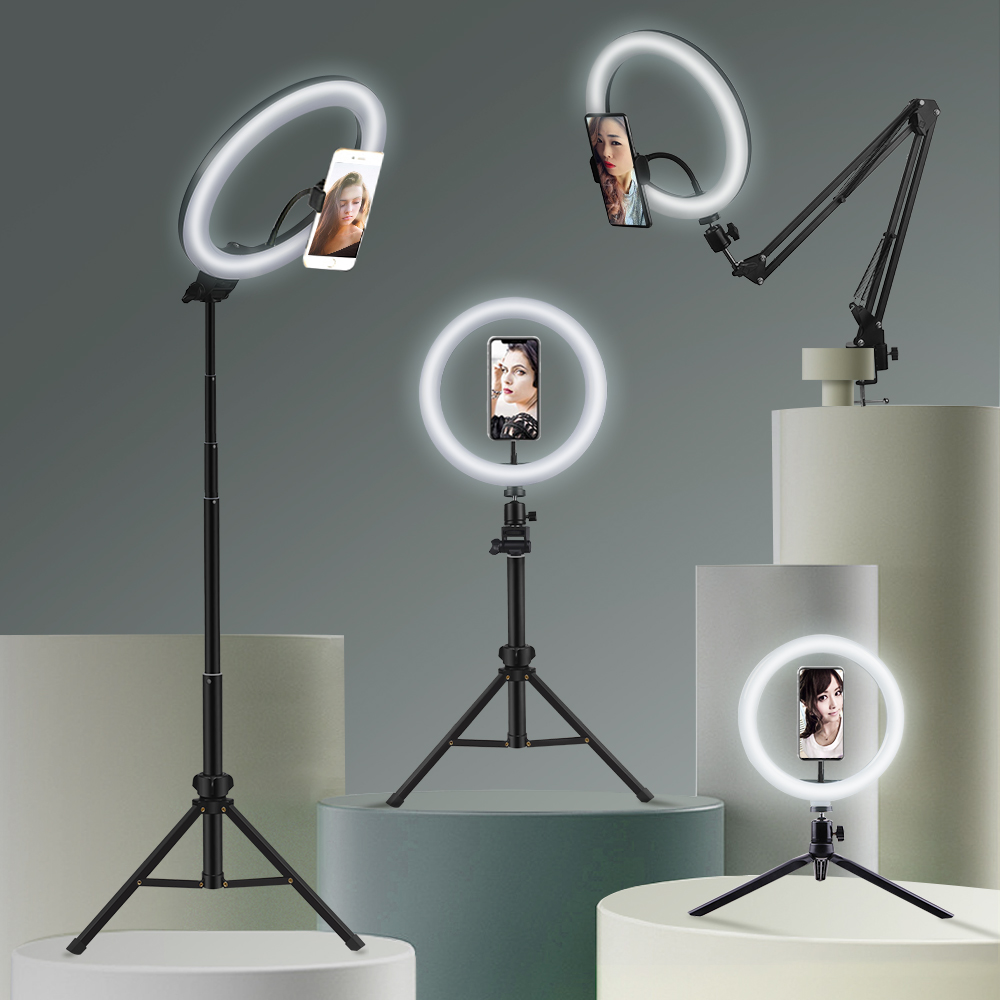 Webcam Ring Light - Anillo de luz Circular para fotografía,