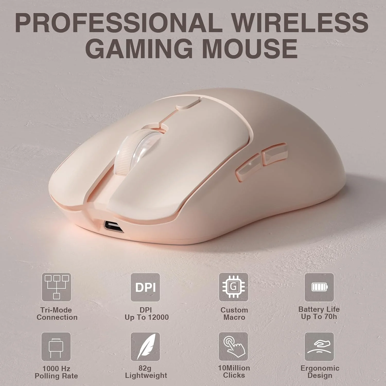 Esports Gaming - Ratón Inalámbrico para Juegos AULA SC580X