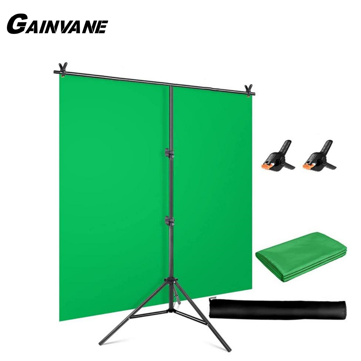 Green Screen Collapsible - Kit de soporte de fondo en