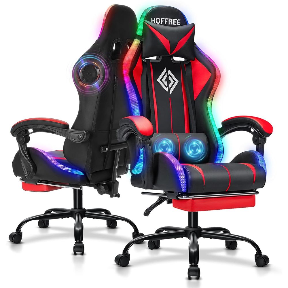 Rgb Gaming Chair - Silla Gaming RGB con Altavoces Bluetooth