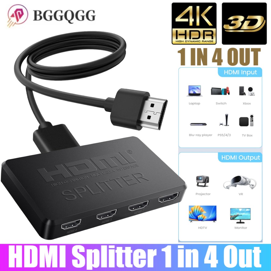 Esports Gaming Hub - Divisor HDMI 4K 1 en 4