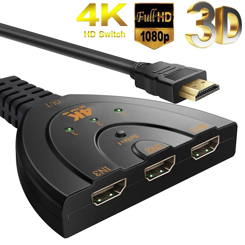 Esports Gaming Hub - Conmutador KVM Compatible con HDMI, Divisor