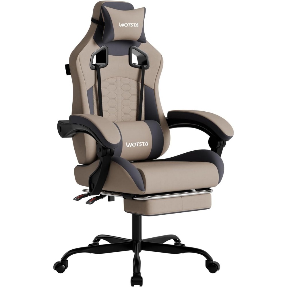 Gaming & Esports District - Silla de Juego Ergonómica con Masaje,