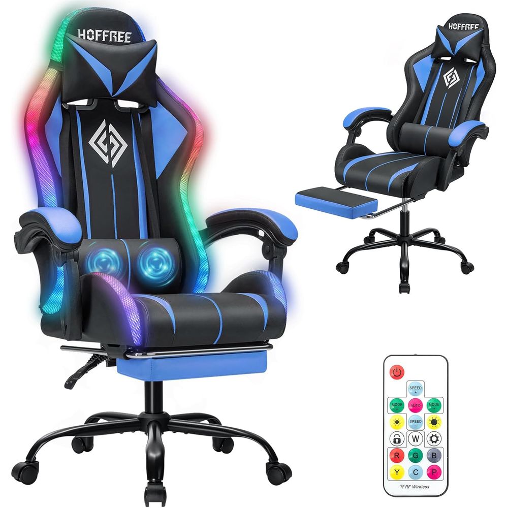 Rgb Gaming Chair - Silla de Juego LED con Luces
