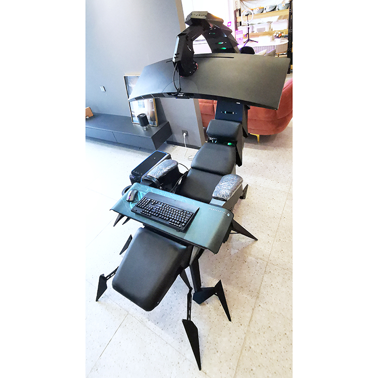 Rgb Gaming Chair - Silla de Juego Ergonómica de Cuero