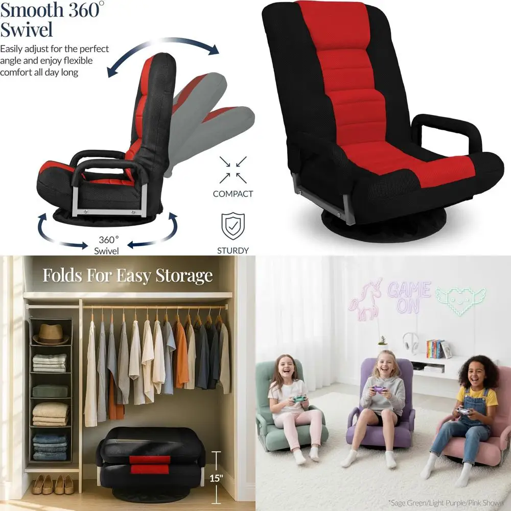 Gaming & Esports District - 360 ° Silla Giratoria Ergonómica con