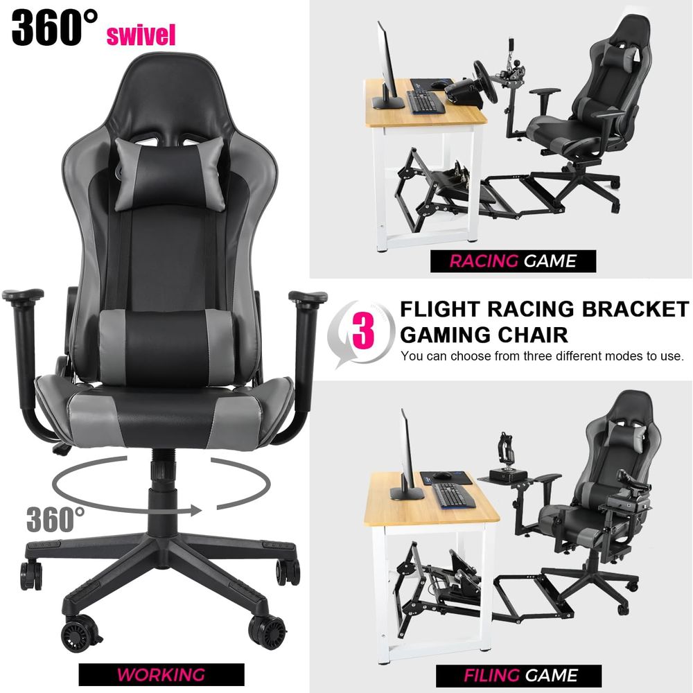 Silla de Juego Reclinable con  - Gaming & Esports District reseña y precio