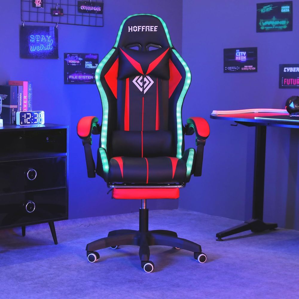 Silla Gaming RGB con Altavoces - Rgb Gaming Chair reseña y precio