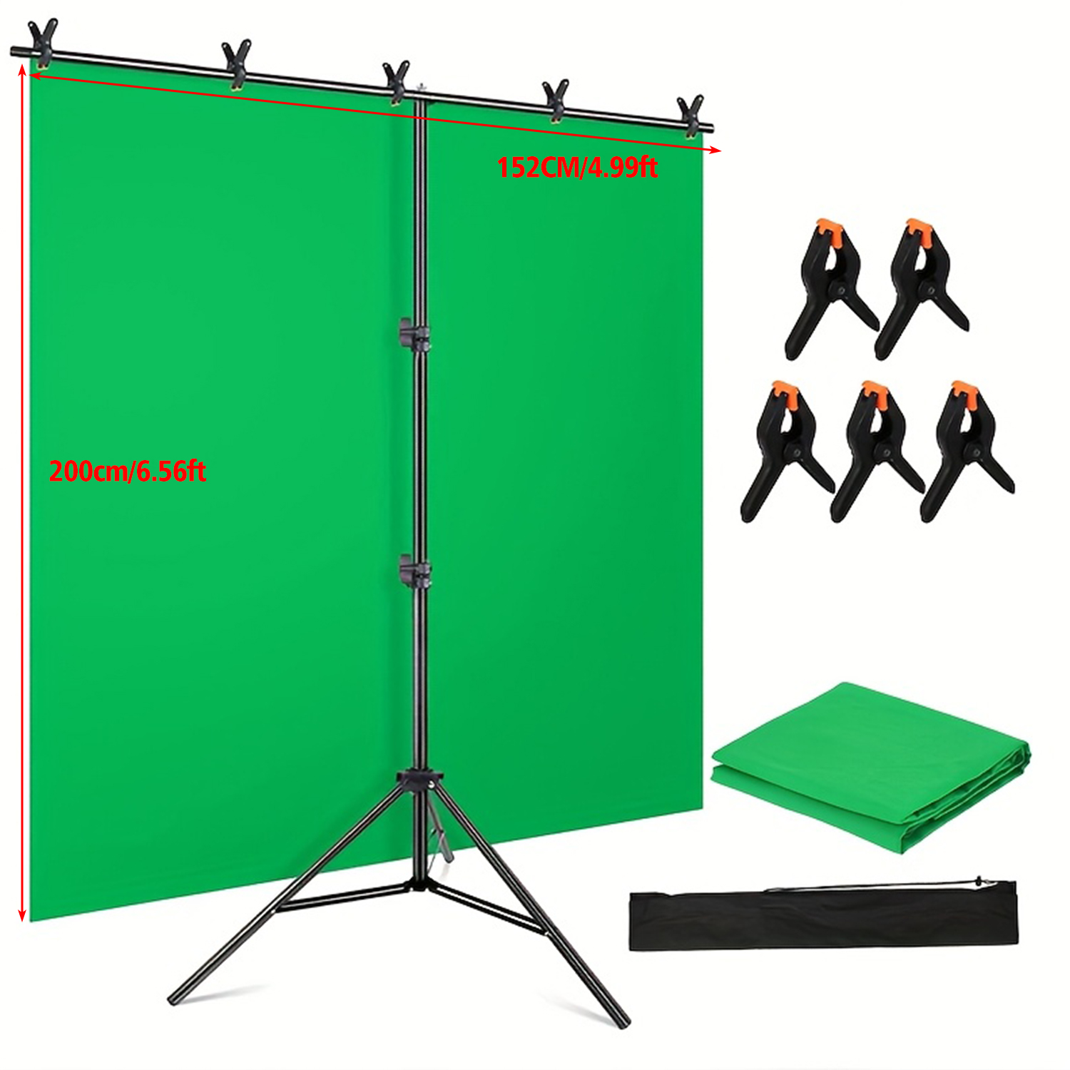 Kit de telón de fondo de panta - Green Screen Collapsible reseña y precio