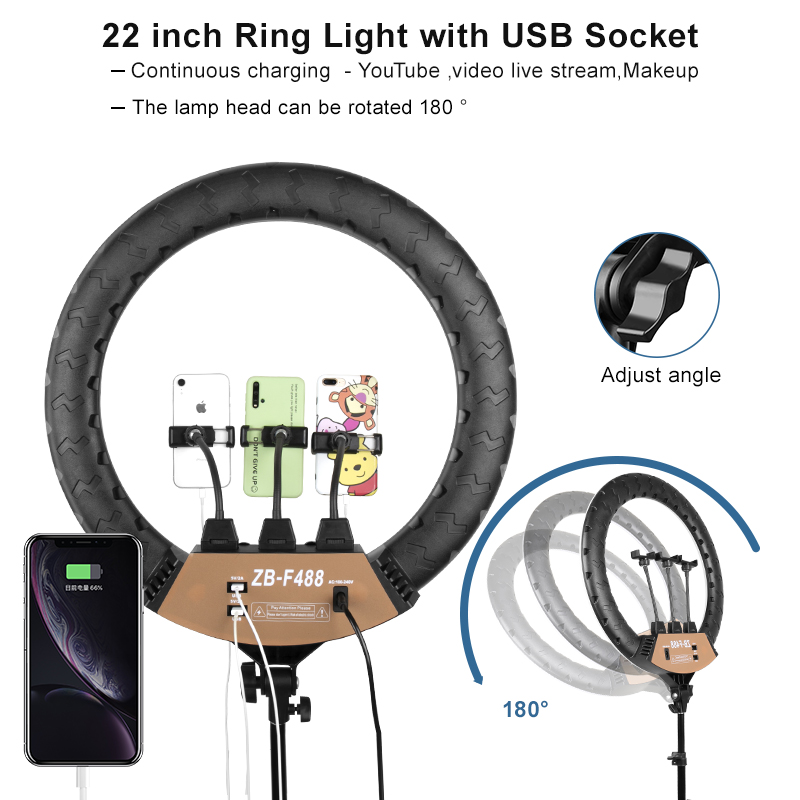 Anillo de luz regulable con Ca - Webcam Ring Light reseña y precio