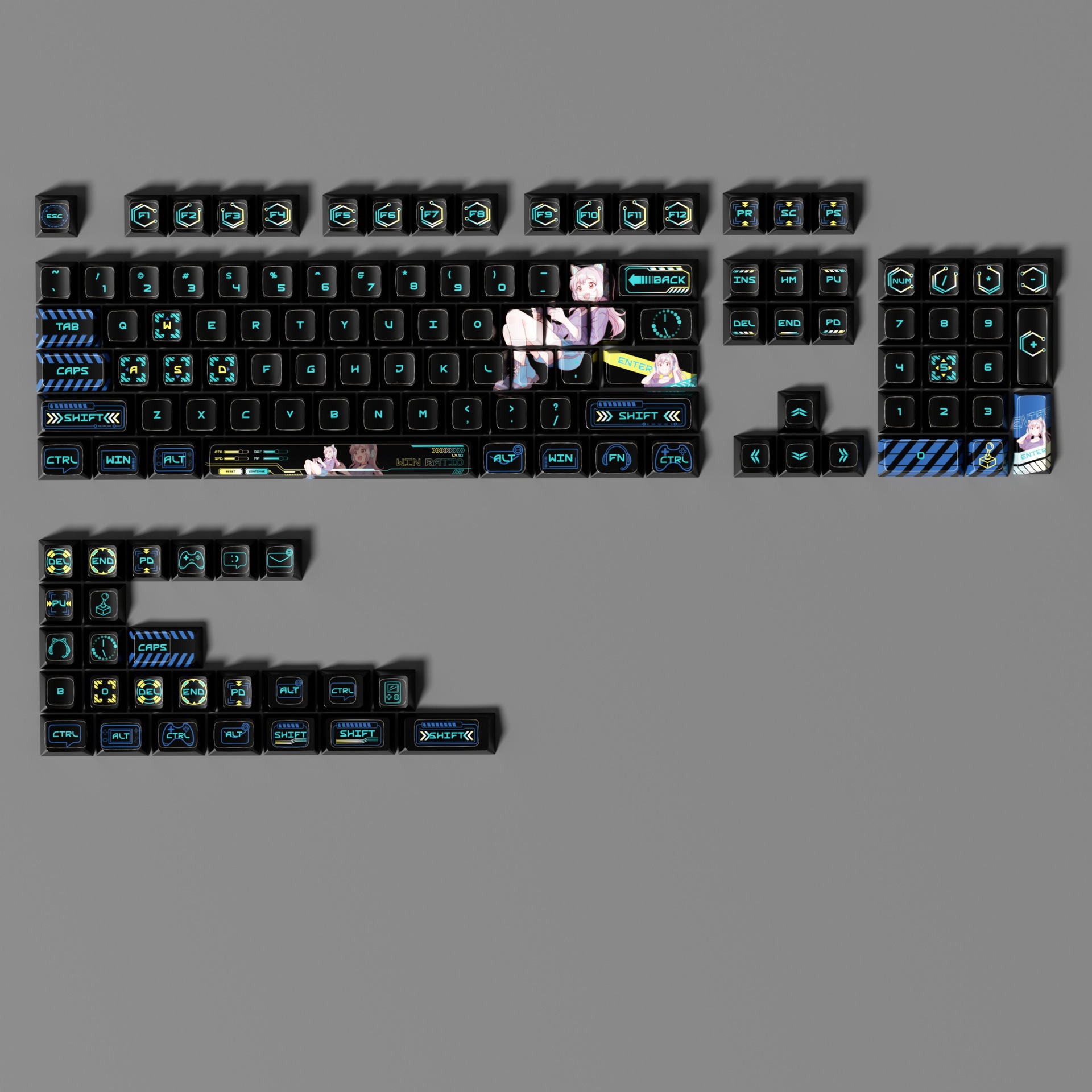 E-Sports Story - Teclas negras - Esports Gaming Keyboard reseña y precio