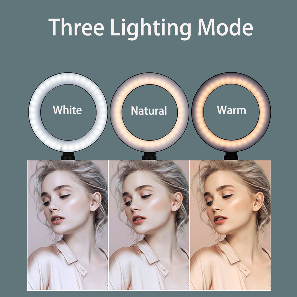 Anillo de luz de 6 pulgadas co - Webcam Ring Light reseña y precio