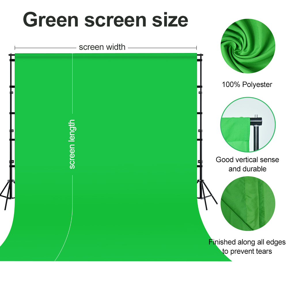Fondo para fotografía telón de - Green Screen Collapsible reseña y precio