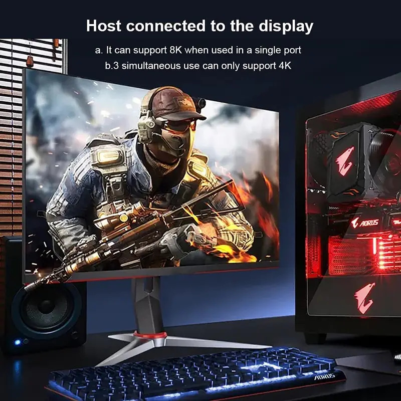Divisor DisplayPort MST 1 Entr - Esports Gaming Hub reseña y precio