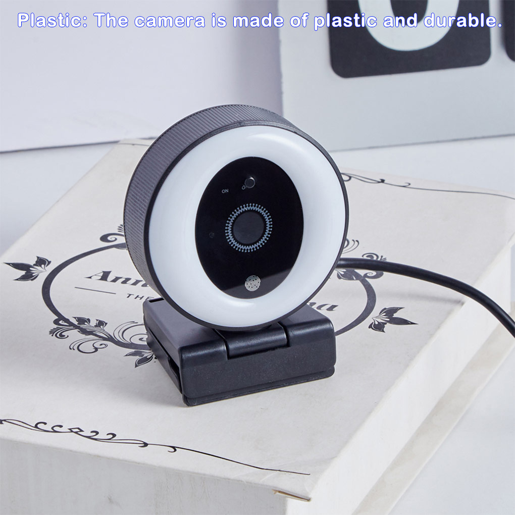 Cámara Web USB 2K de Alta Defi - Webcam Ring Light reseña y precio