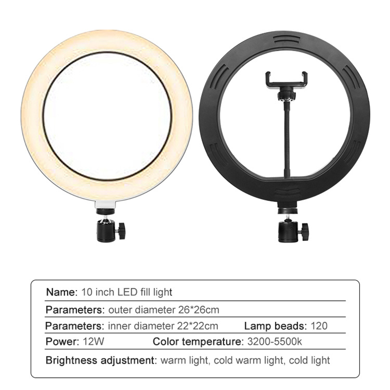 Anillo de luz Circular para fo - Webcam Ring Light reseña y precio