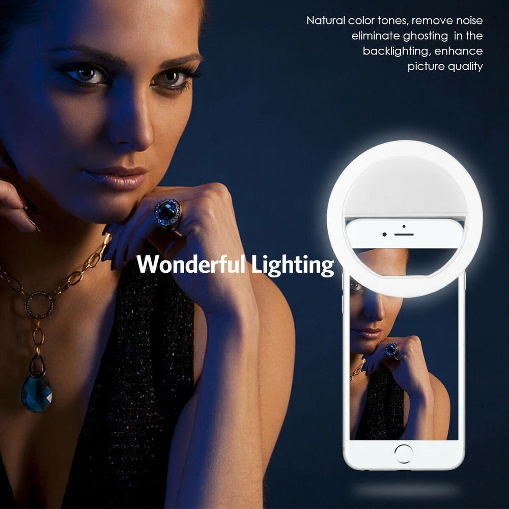 Cable de Carga USB con Anillo  - Webcam Ring Light reseña y precio