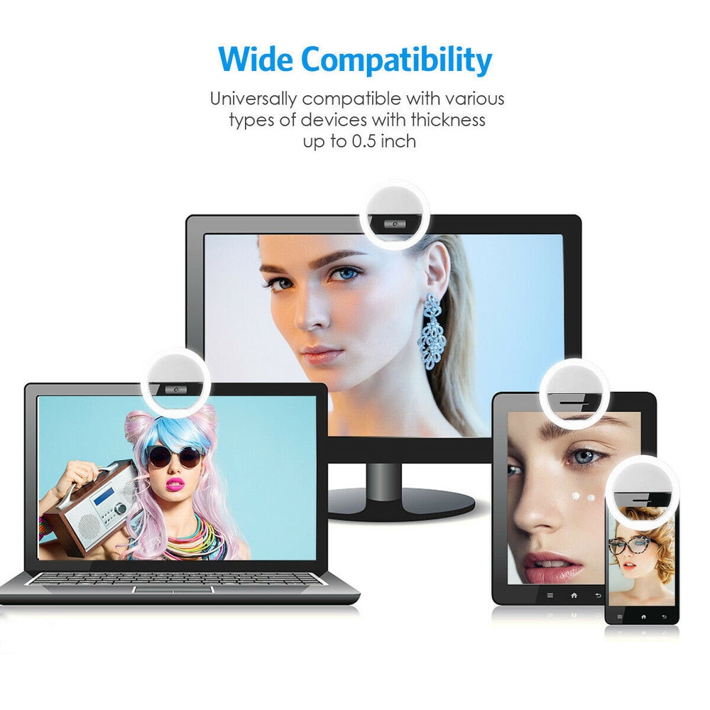 Cable de Carga USB con Anillo  - Webcam Ring Light reseña y precio