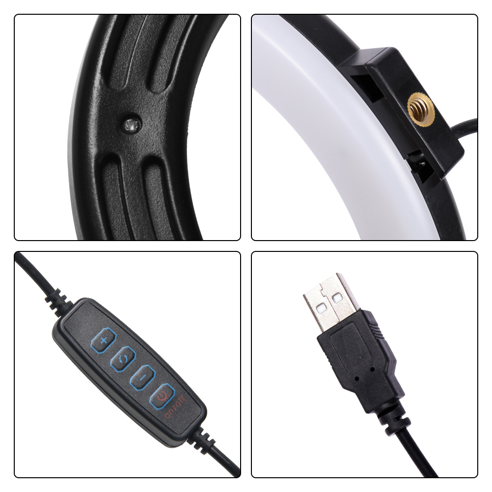 Anillo de iluminación LED para - Webcam Ring Light reseña y precio