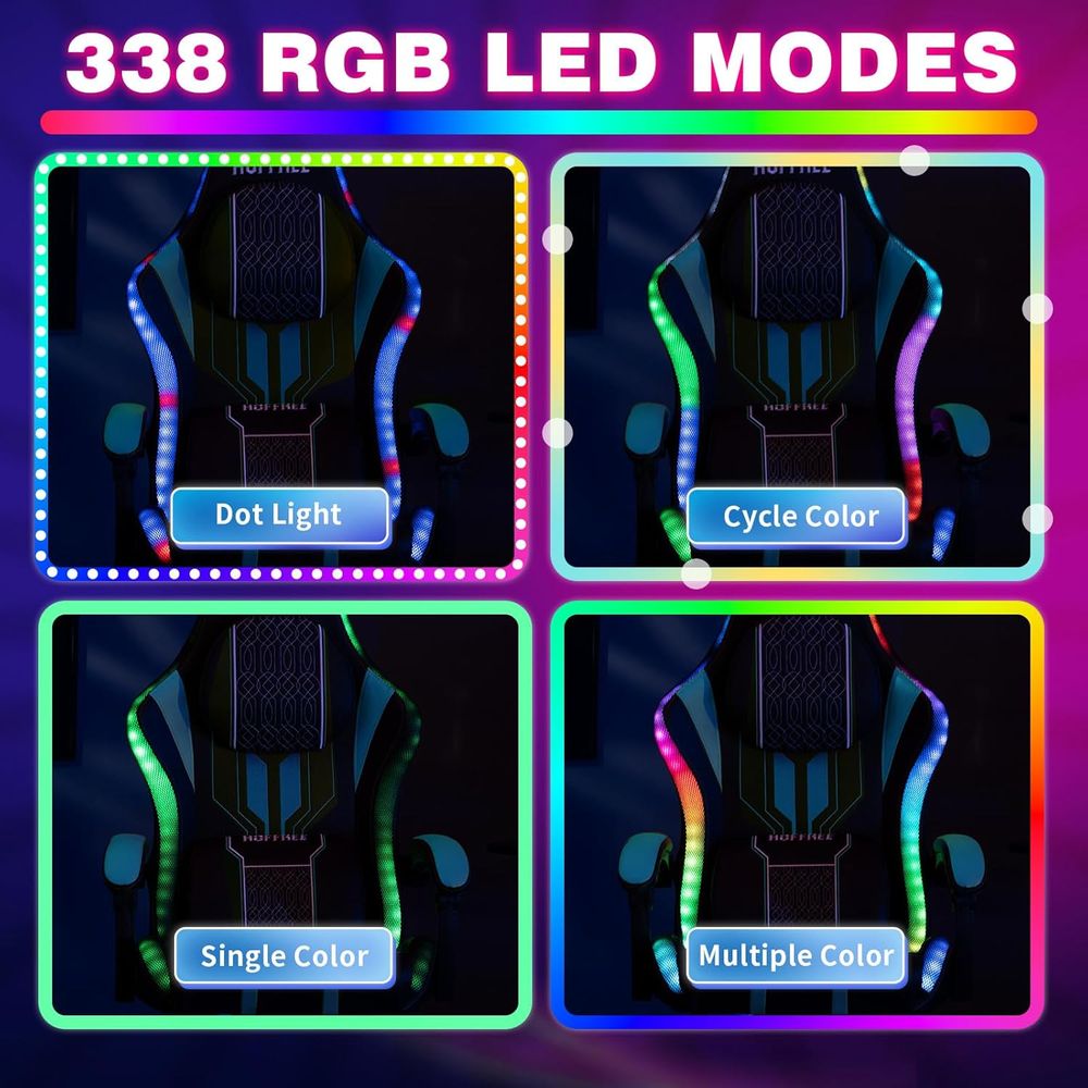 Silla Gamer con Luces LED, Alt - Rgb Gaming Chair reseña y precio