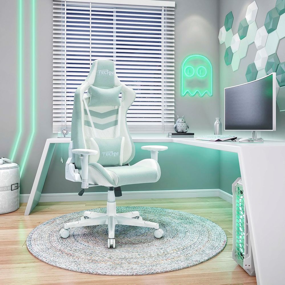 Silla de juego de tela multica - Gaming & Esports District reseña y precio