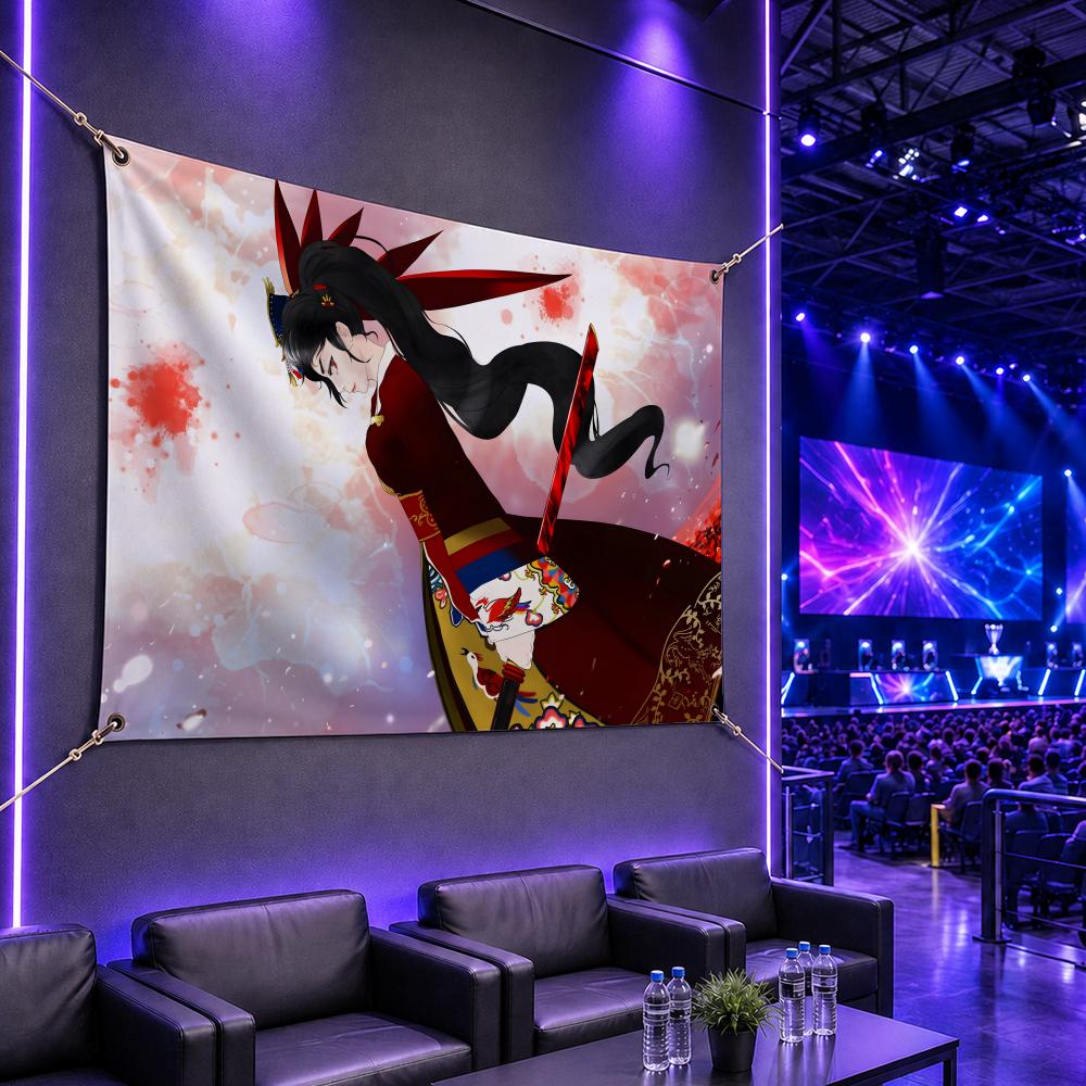 Banderas populares de anime T- - Esports Gaming Banner reseña y precio
