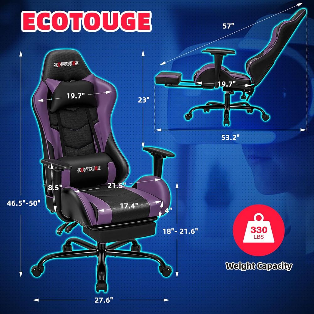 Silla de Juego Estilo Racing c - Gaming & Esports District reseña y precio
