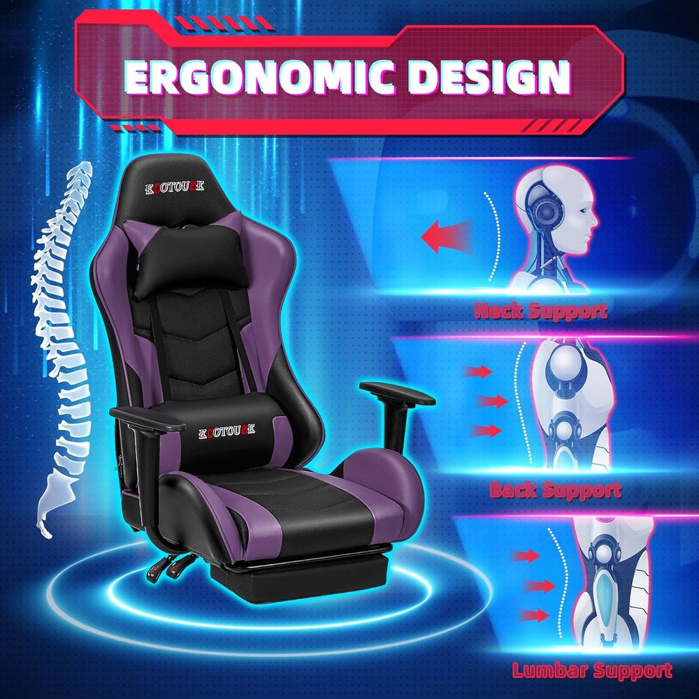 Silla de Juego Estilo Racing c - Gaming & Esports District reseña y precio