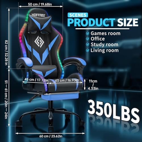 Silla Gaming RGB con Masaje y  - Rgb Gaming Chair reseña y precio