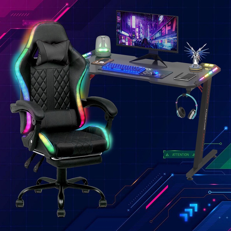 Venta al por mayor, juego de m - Rgb Gaming Chair reseña y precio