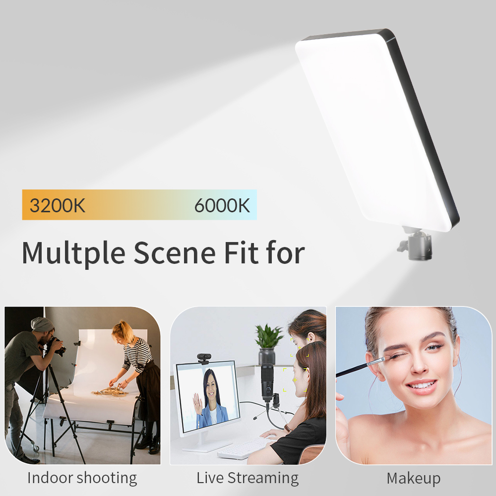 Panel de luz Led regulable de  - Webcam Ring Light reseña y precio