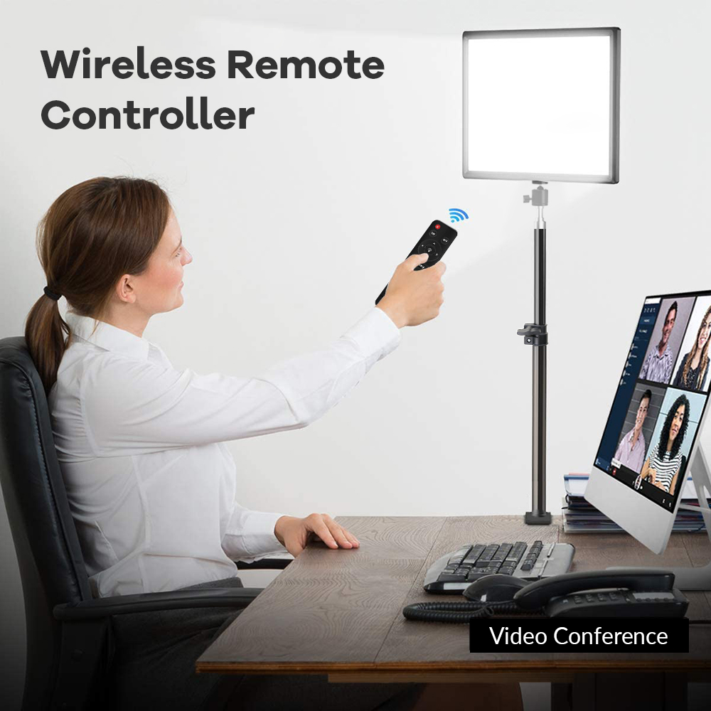 Panel de luz Led regulable de  - Webcam Ring Light reseña y precio