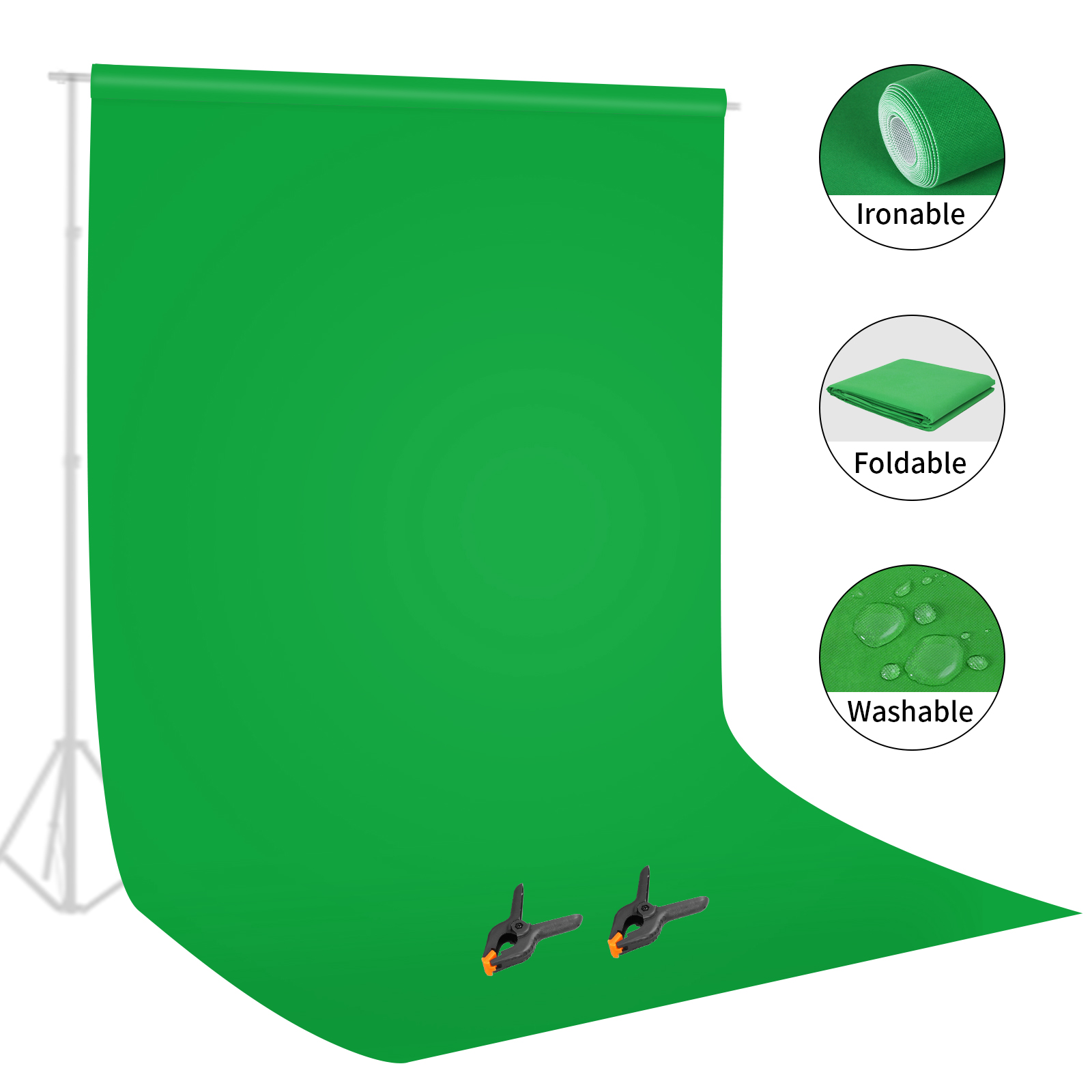 Selens-fondo de pantalla verde - Green Screen Collapsible reseña y precio