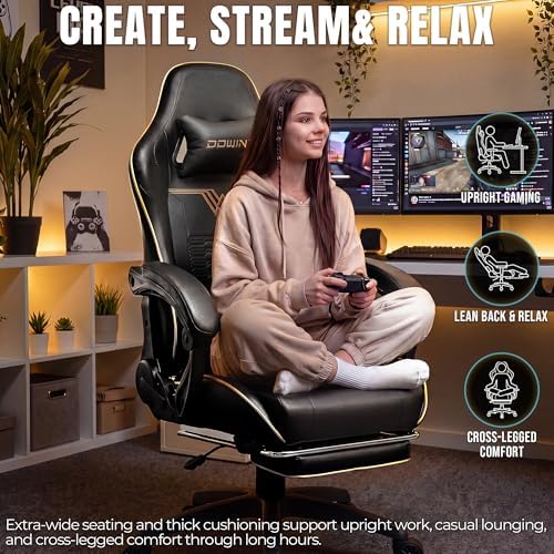 Silla de Juego Grande y Alta,  - Gaming & Esports District reseña y precio