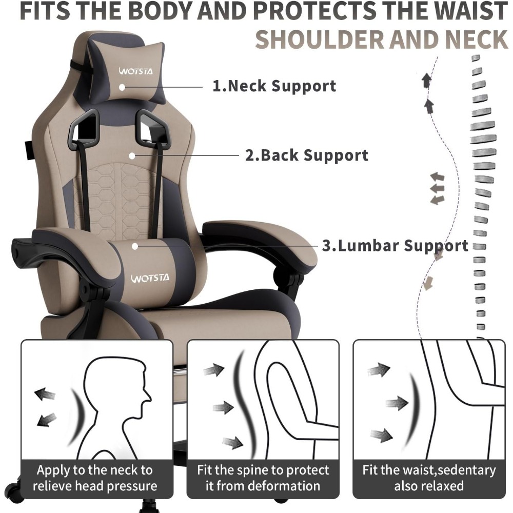 Silla de Juego Ergonómica con  - Gaming & Esports District reseña y precio