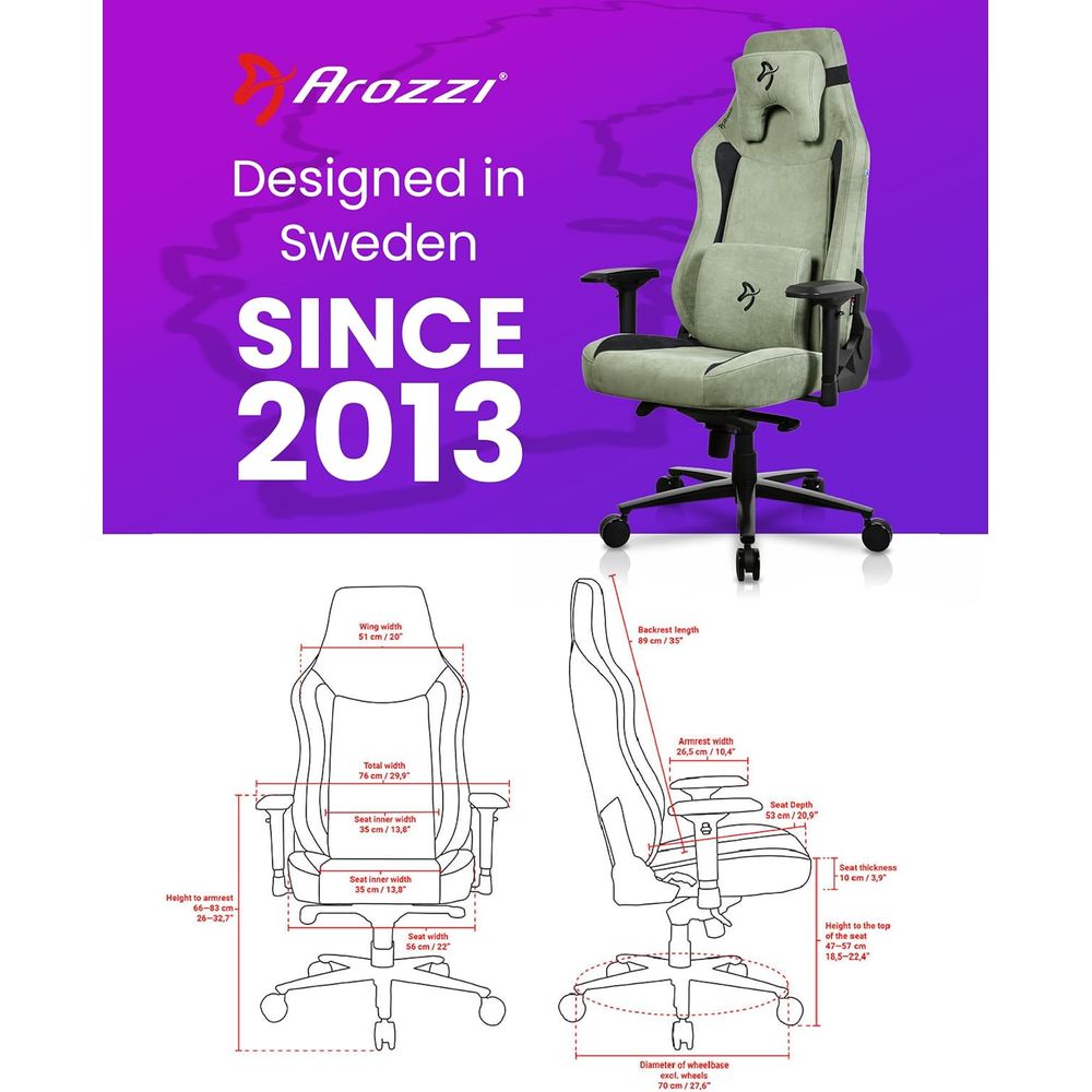Silla de Juego Ergonómica Gran - Gaming & Esports District reseña y precio