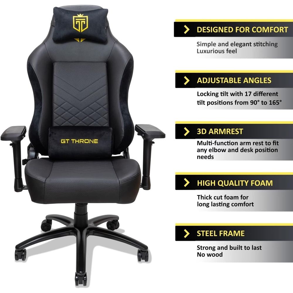 Silla ergonómica reclinable pa - Gaming & Esports District reseña y precio