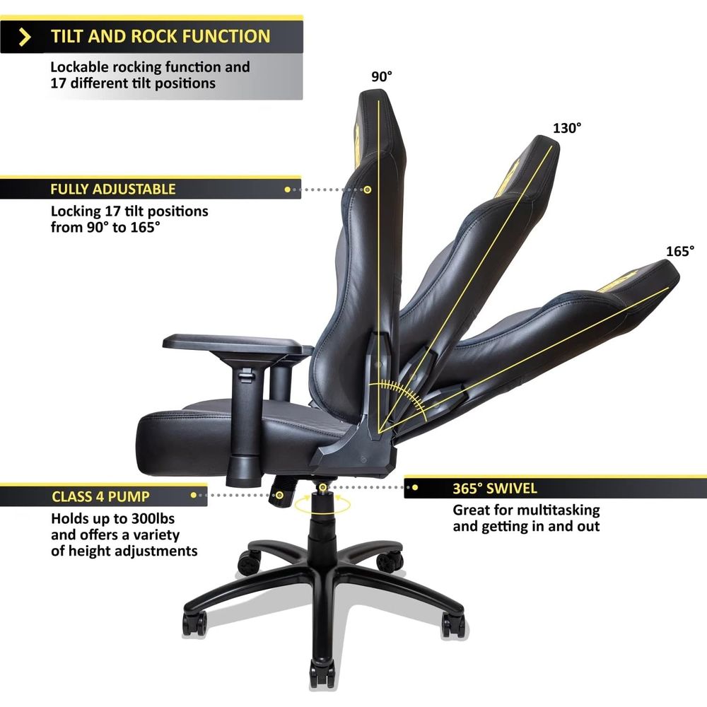 Silla ergonómica reclinable pa - Gaming & Esports District reseña y precio