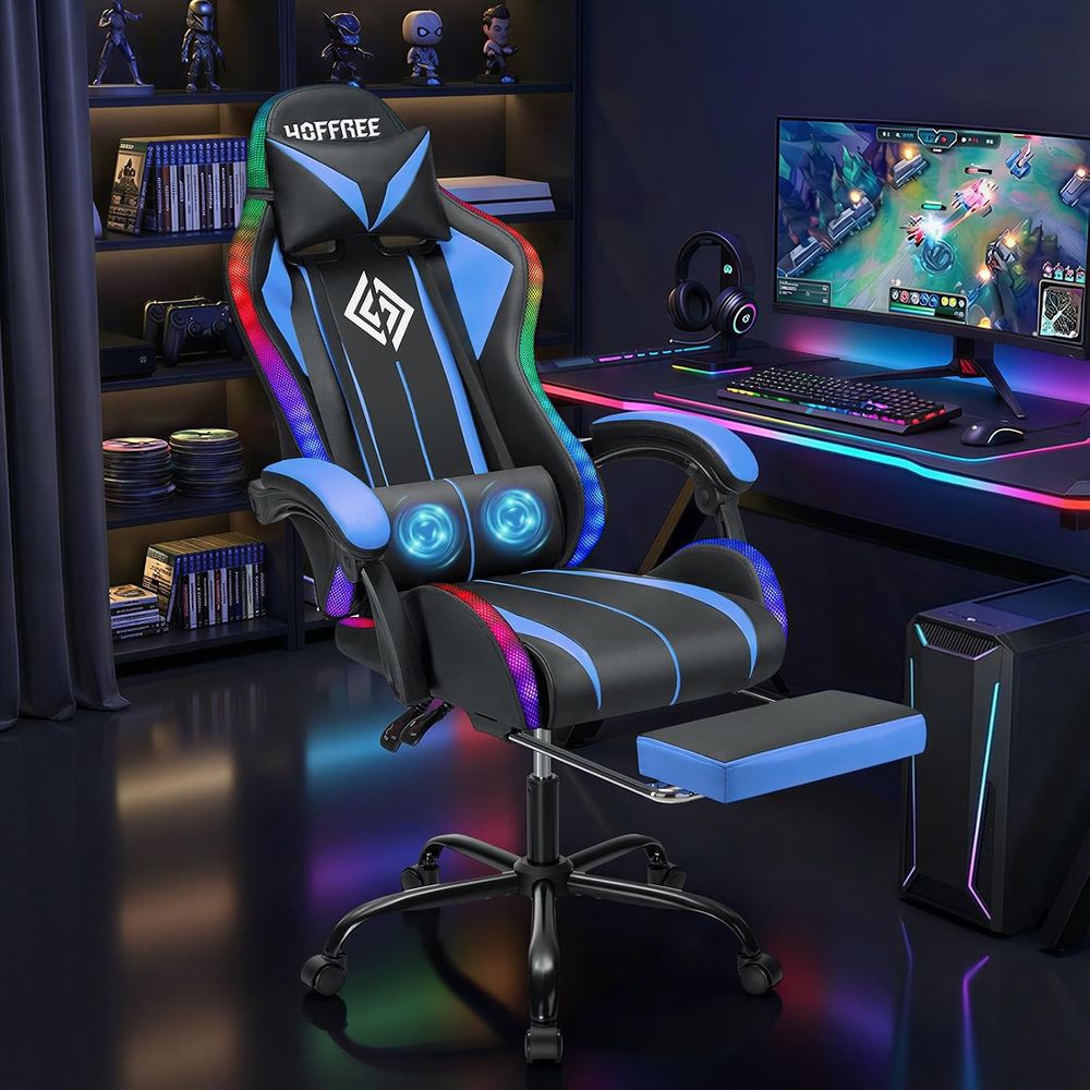 Silla de Juego LED con Luces R - Rgb Gaming Chair reseña y precio