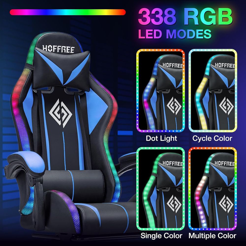 Silla de Juego LED con Luces R - Rgb Gaming Chair reseña y precio