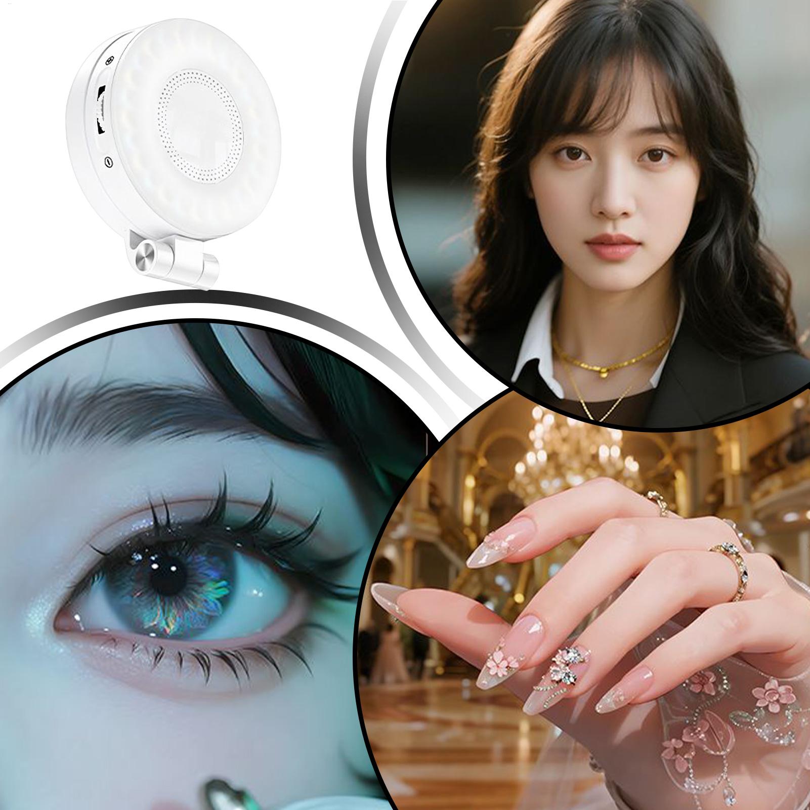 Luz portátil para Selfie con C - Webcam Ring Light reseña y precio