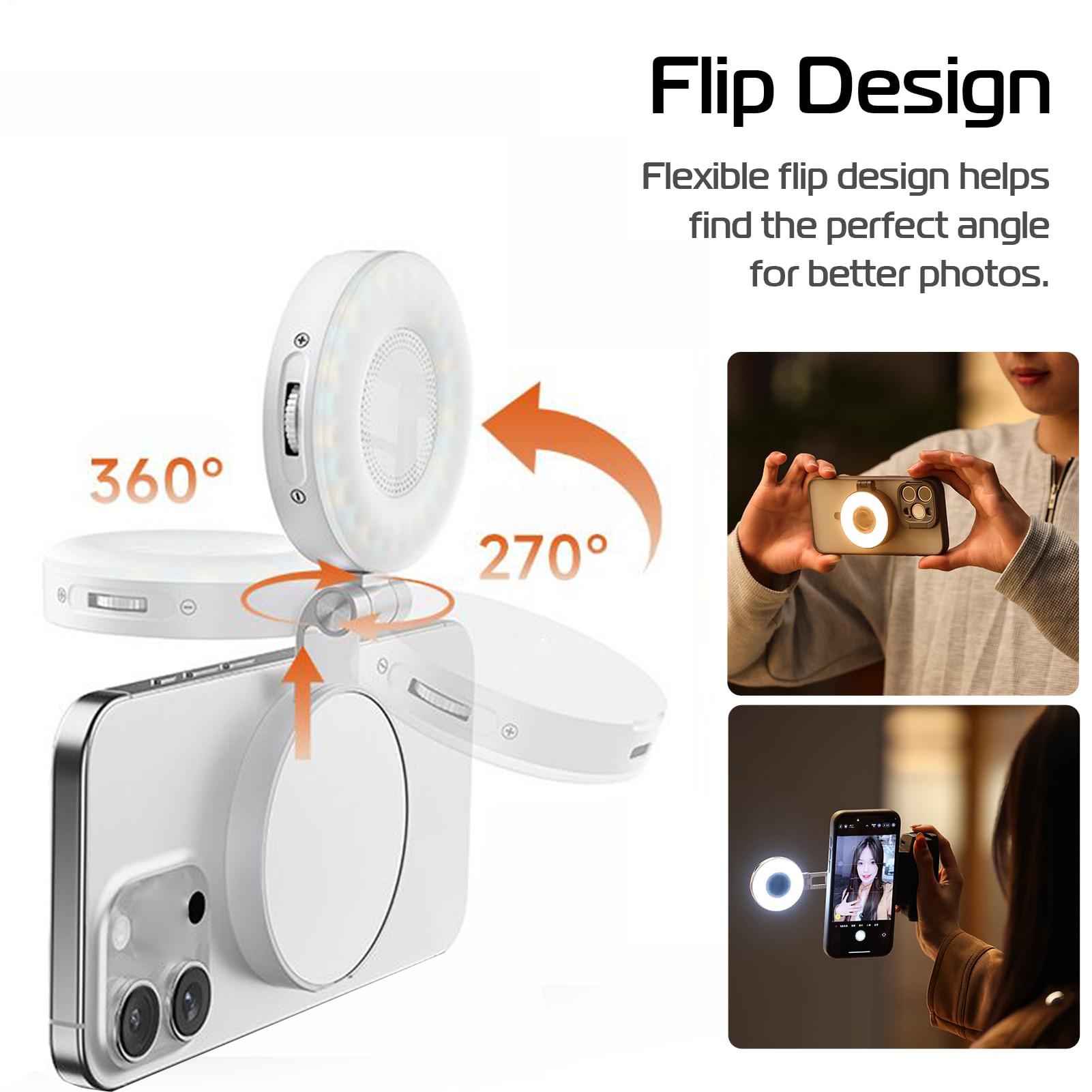 Luz portátil para Selfie con C - Webcam Ring Light reseña y precio