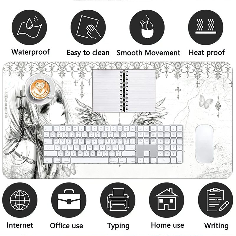 Alfombrilla de ratón de cuero, - Esports Gaming Keyboard reseña y precio