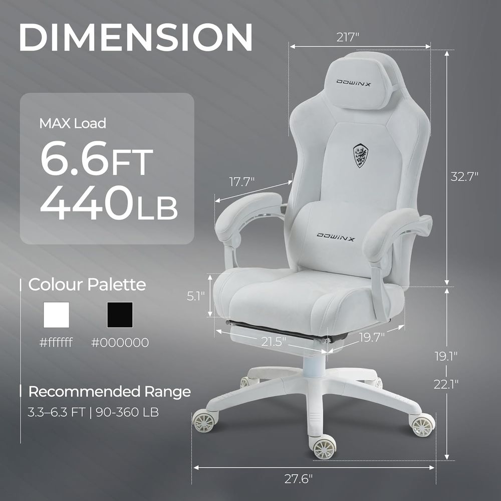 Silla ergonómica de gamuza par - Gaming & Esports District reseña y precio