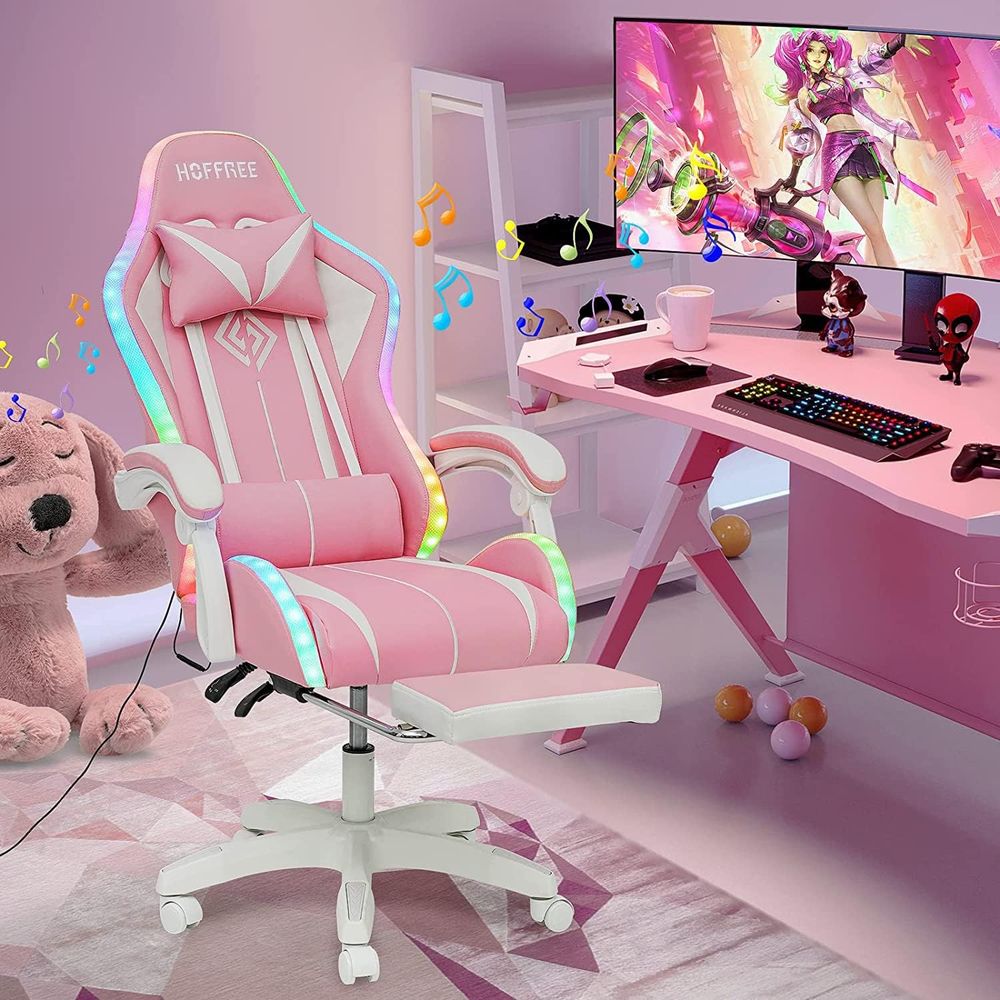 Silla de Juego Ergonómica con  - Rgb Gaming Chair reseña y precio