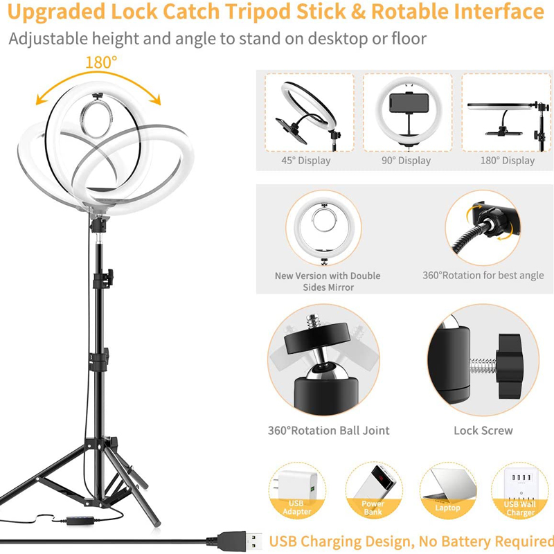 Anillo de luces LED de 16cm, 2 - Webcam Ring Light reseña y precio