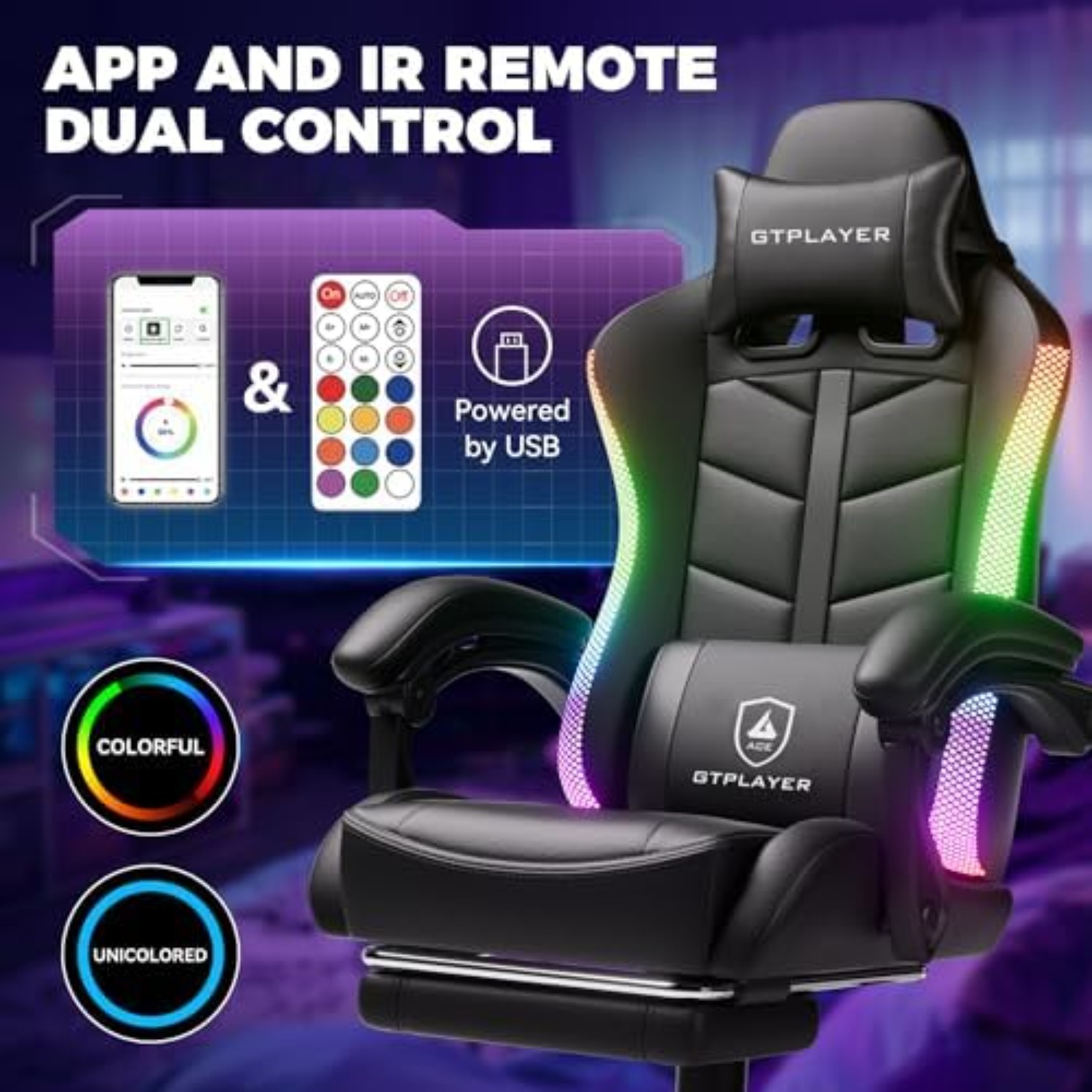 Silla Gaming, Silla para Juego - Rgb Gaming Chair reseña y precio